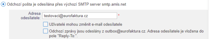 vychozi server email